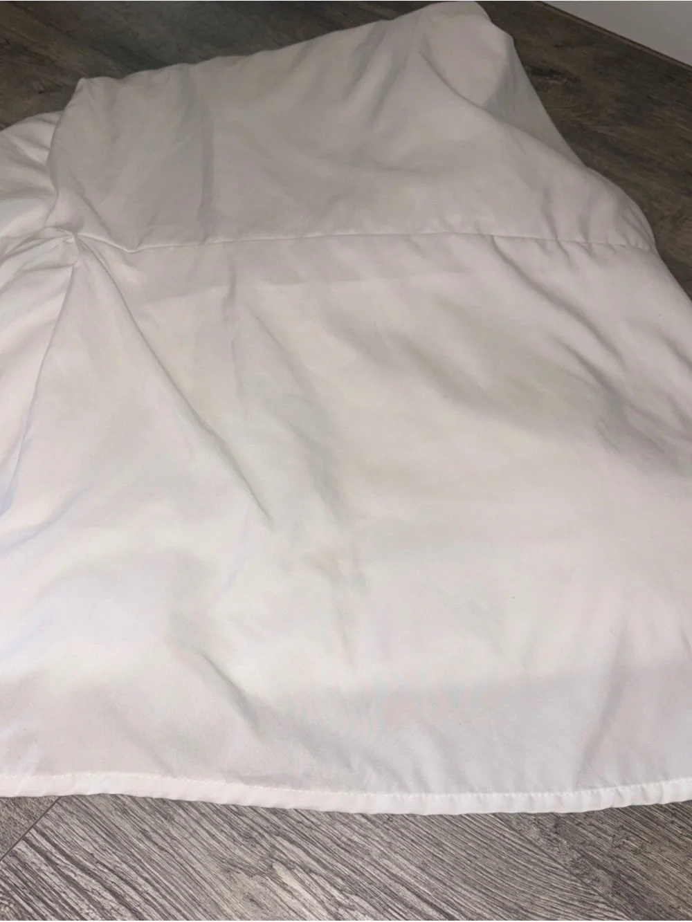 Soft White queen, size bed skirt - Classic Home Bedding